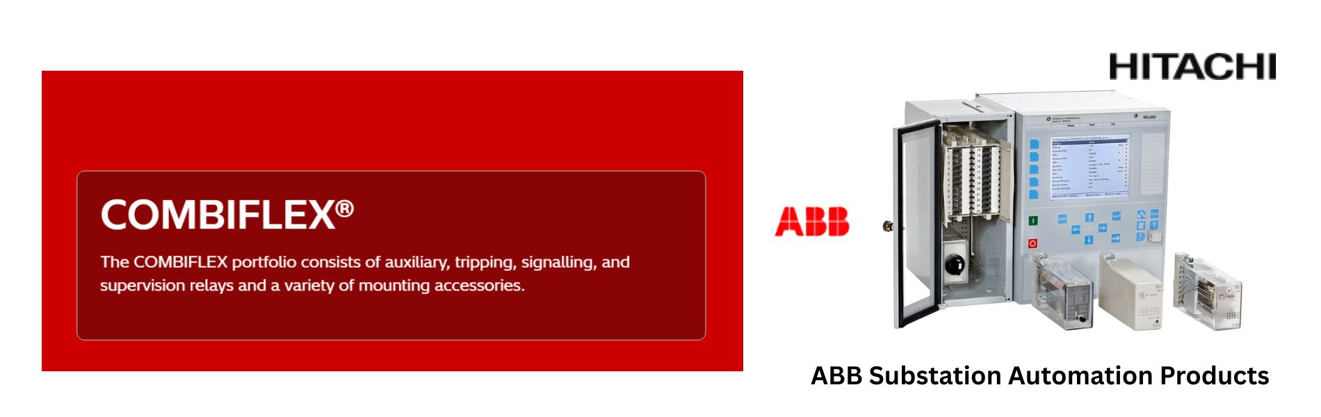 ABB Combiflex Relay Auxiliary, Tripping, Signalling & Supervision Relays